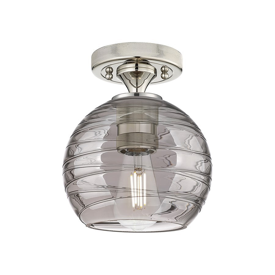 Innovations CP 1Lt 6" Athens DS Flush, PN/SDS - 434-1F-PN-G1213-6SM