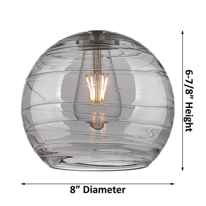 Innovations CP 1Lt 8" Athens DS Cord Pendant, Brushed Brass/SDS