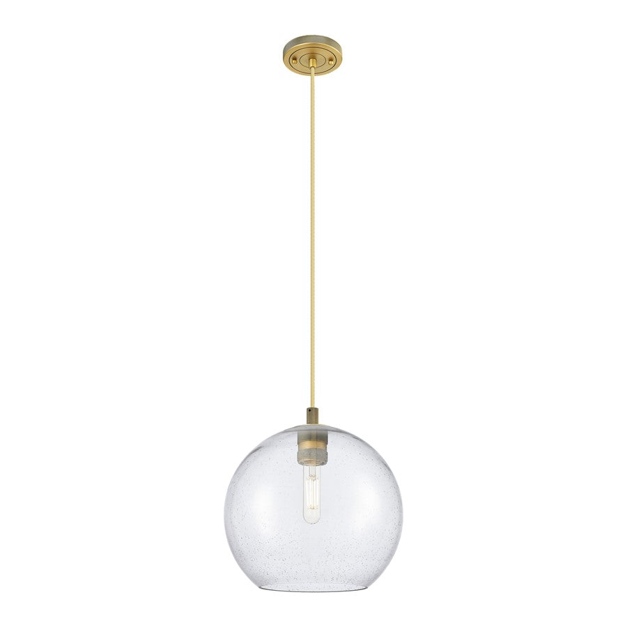 Innovations Crown Point 1Lt 10" Athens Cord Pendant, BB/Seed - 434-1P-BB-G124-10