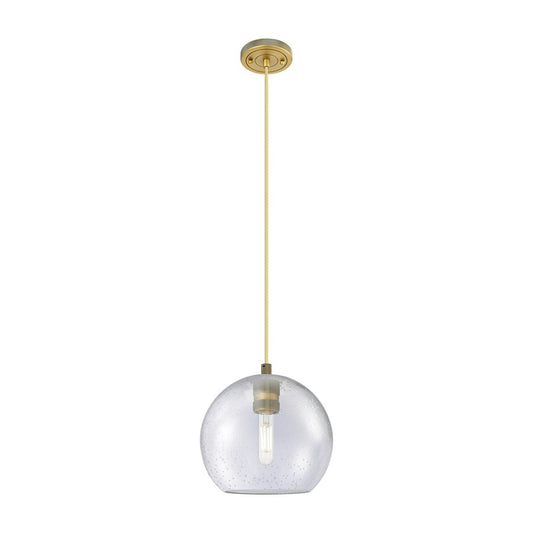 Innovations Crown Point 1Lt 8" Athens Cord Pendant, BB/Seed - 434-1P-BB-G124-8