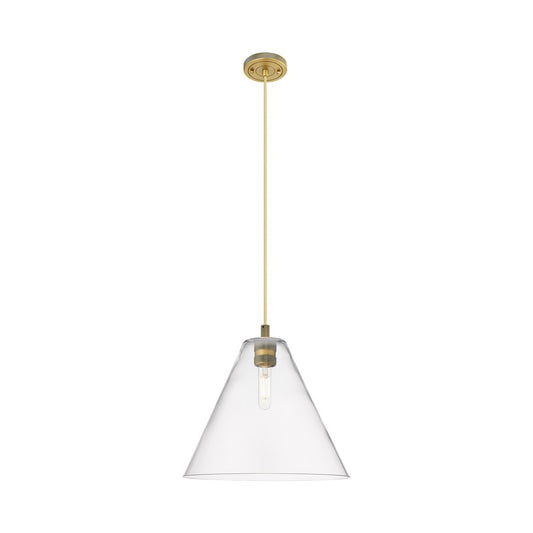 Innovations CP 1Lt 12" Berkshire Cord Pendant, BB/CL - 434-1P-BB-GBC-122