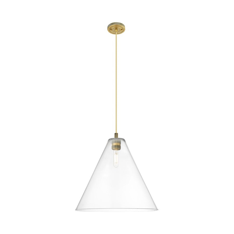 Innovations CP 1Lt 16" Berkshire Cord Pendant, BB/CL - 434-1P-BB-GBC-162