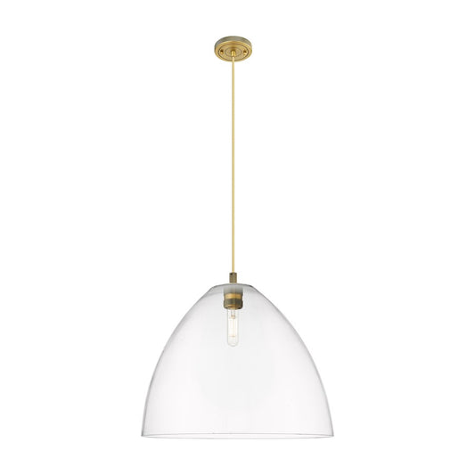 Innovations Crown Point 1Lt 16" Bristol Cord Pendant, BB/CL - 434-1P-BB-GBD-162