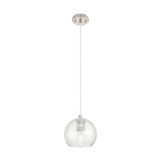 Innovations Crown Point 1Lt 6" Athens Cord Pendant, PN/Seed - 434-1P-PN-G124-6
