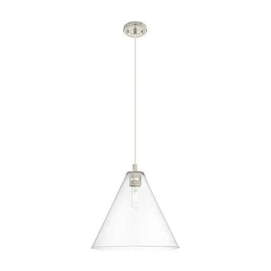 Innovations CP 1Lt 16" Berkshire Cord Pendant, PN/CL - 434-1P-PN-GBC-162