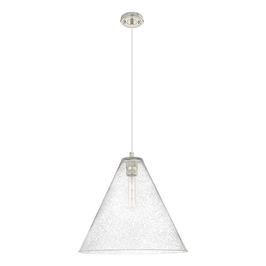 Innovations CP 1Lt 16" Berkshire Cord Pendant, PN/SD - 434-1P-PN-GBC-164