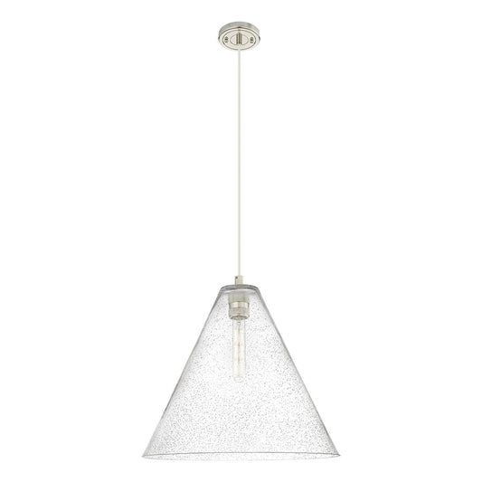 Innovations CP 1Lt 16" Berkshire Cord Pendant, PN/SD - 434-1P-PN-GBC-164
