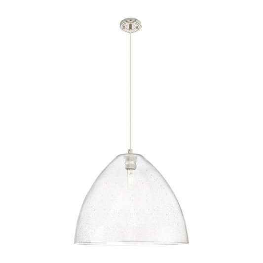 Innovations Crown Point 1Lt 16" Bristol Cord Pendant, PN/SD - 434-1P-PN-GBD-164