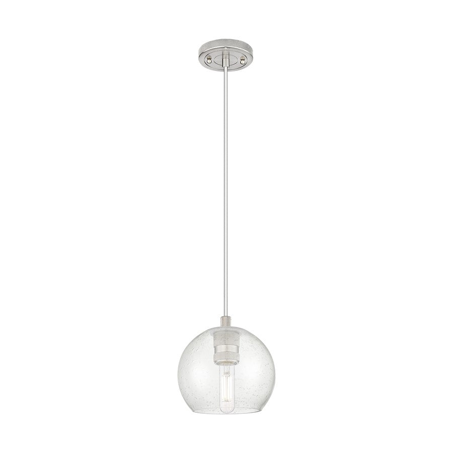 Innovations Crown Point 1Lt 6" Athens Cord Pendant, SN/Seed - 434-1P-SN-G124-6