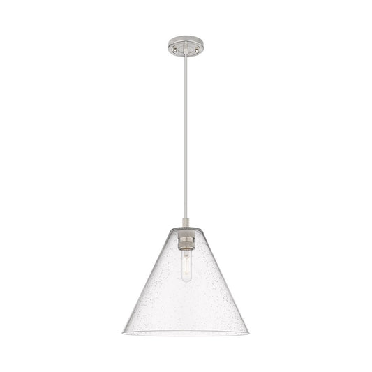 Innovations CP 1Lt 12" Berkshire Cord Pendant, SN/SD - 434-1P-SN-GBC-124