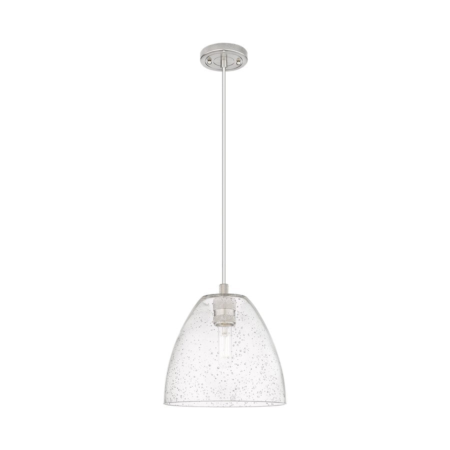 Innovations Crown Point 1Lt 9" Bristol Cord Pendant, SN/Seed - 434-1P-SN-GBD-94