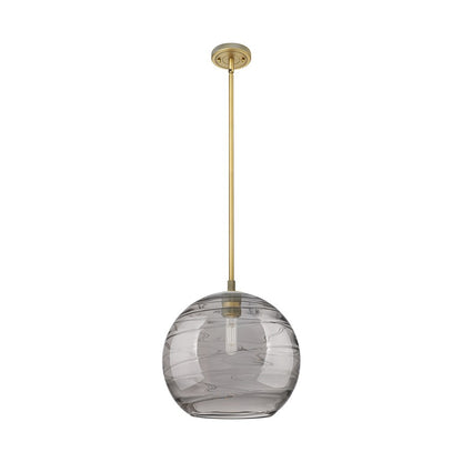 Innovations CP 1Lt 12" Athens DS Stem Pendant, BB/SDS - 434-1S-BB-G1213-12SM