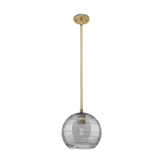 Innovations CP 1Lt 8" Athens DS Stem Pendant, BB/SDS - 434-1S-BB-G1213-8SM