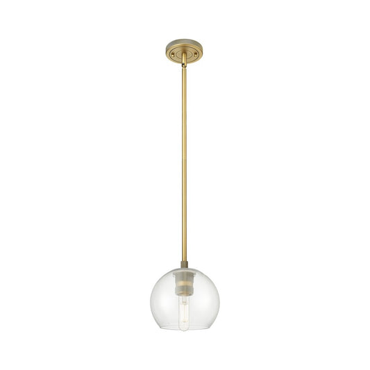 Innovations Crown Point 1Lt 6" Athens Stem Pendant, BB/Clear - 434-1S-BB-G122-6