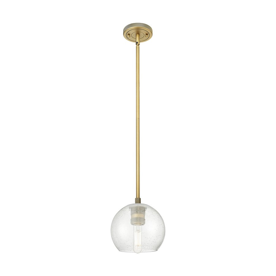Innovations Crown Point 1Lt 6" Athens Stem Pendant, BB/Seed - 434-1S-BB-G124-6