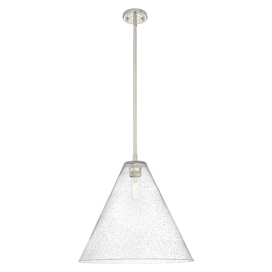 Innovations CP 1Lt 16" Berkshire Stem Pendant, PN/SD - 434-1S-PN-GBC-164