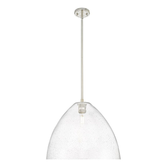 Innovations Crown Point 1Lt 16" Bristol Stem Pendant, PN/SD - 434-1S-PN-GBD-164