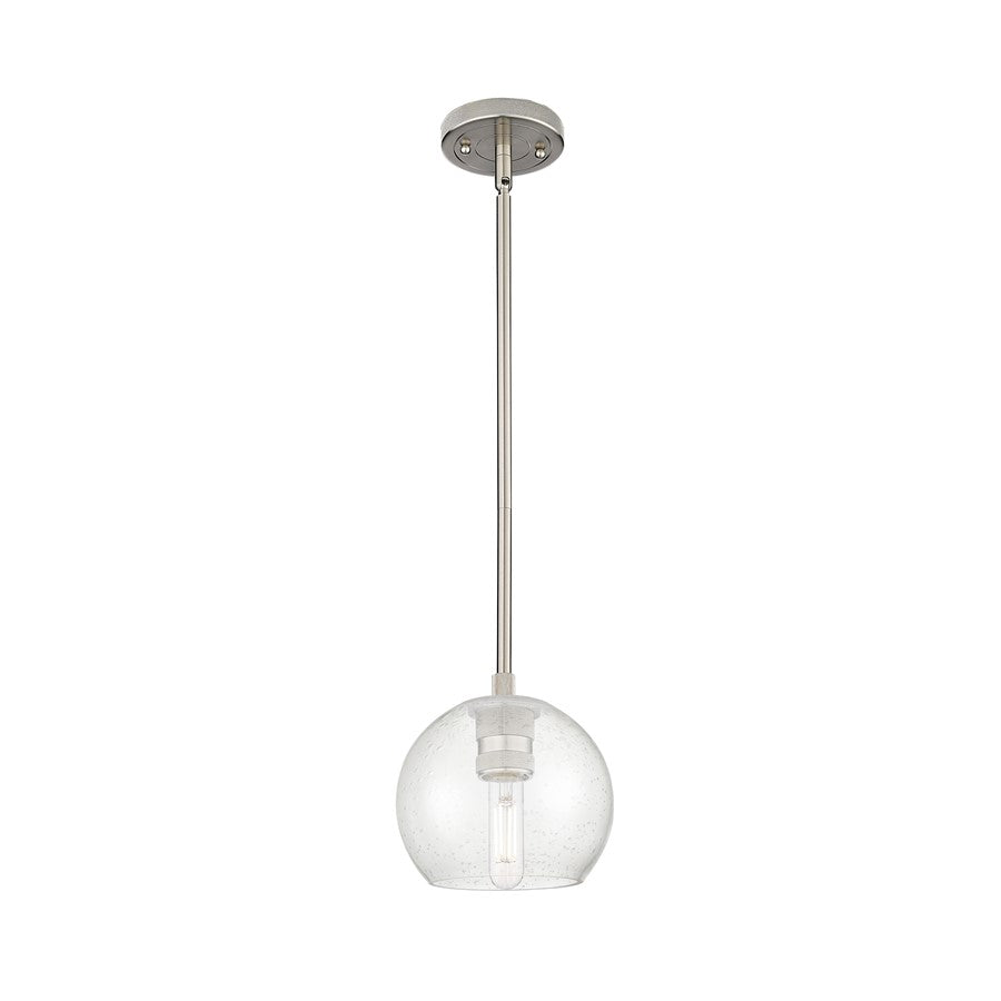Innovations Crown Point 1Lt 6" Athens Stem Pendant, SN/Seed - 434-1S-SN-G124-6