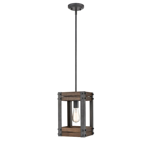 Innovations 435-1S-AG-LED Austin Mini Pendant, Aged Gun Metal- 435-1S-AG-LED