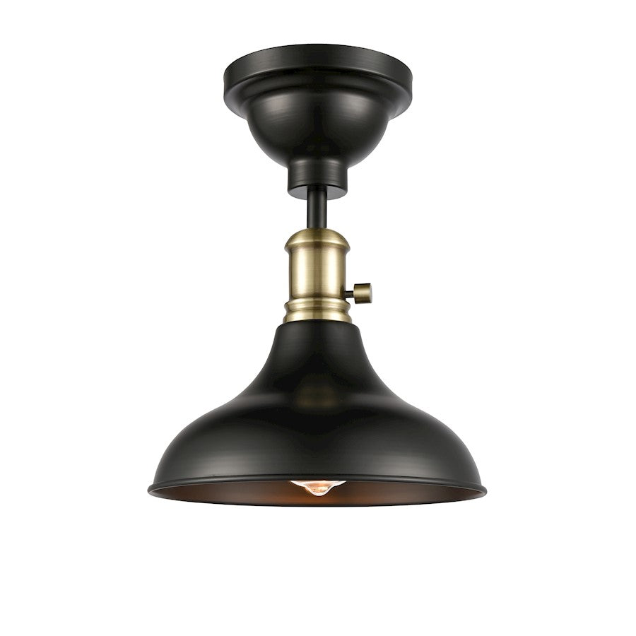 Innovations 443SW-1C-BAB-M15BK Metro Flush, BKBR/Black