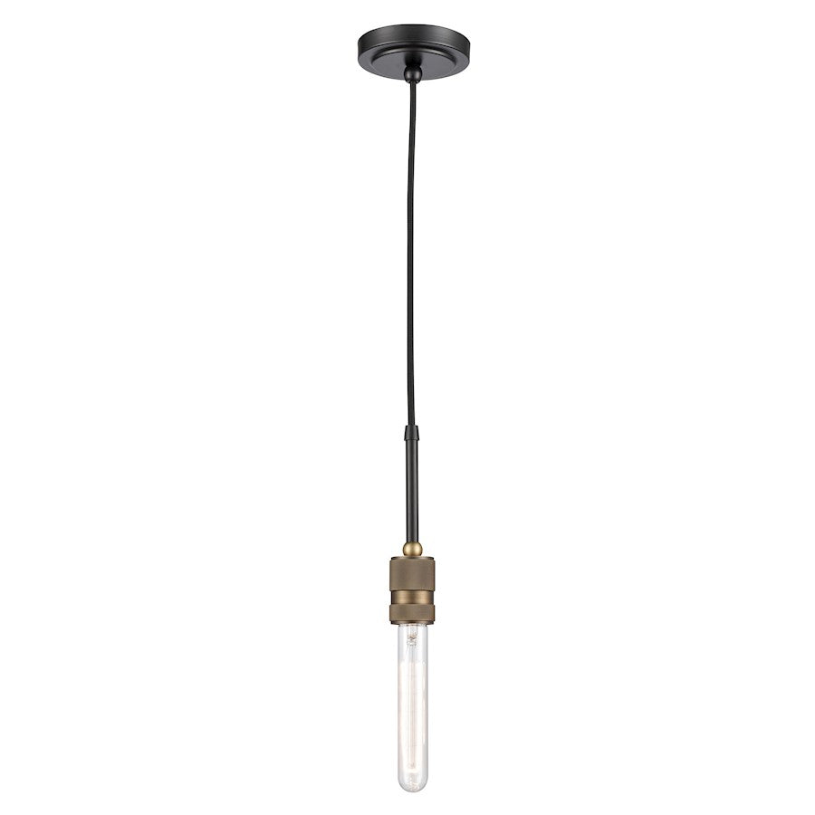 Innovations 444-1P-BAB Ellis 1 Light Mini Pendant, Black Brass- 444-1P-BAB