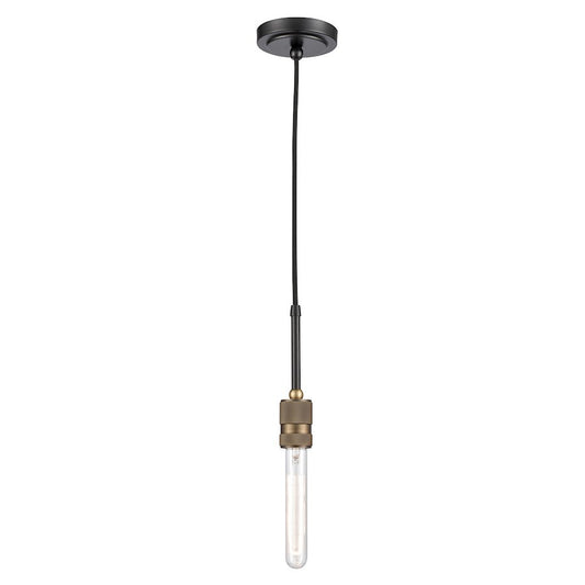 Innovations 444-1P-BAB Ellis 1 Light Mini Pendant, Black Brass- 444-1P-BAB