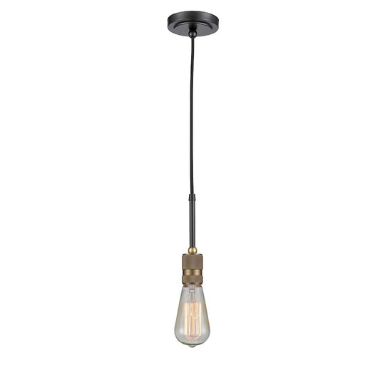 Innovations Restoration Ellis 1 Light Mini Pendant, BAB/BB