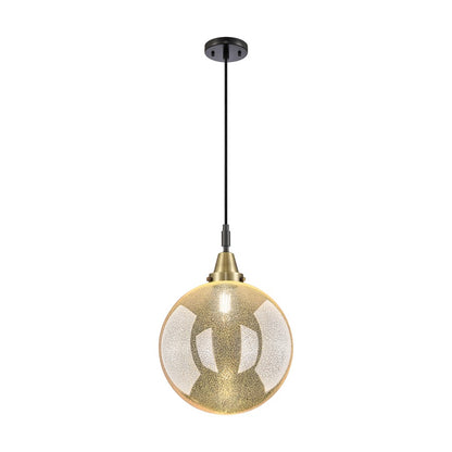 Innovations Caden Beacon 1Lt 12" Cord Mini Pendant, BKBS/MC - 447-1P-BAB-G208-12