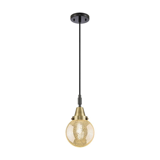 Innovations Caden Beacon 1Lt 6" Cord Mini Pendant, BKBS/MC - 447-1P-BAB-G208-6