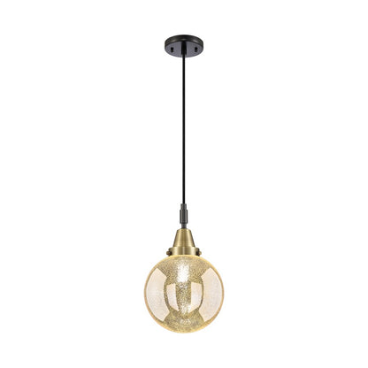 Innovations Caden Beacon 1Lt 8" Cord Mini Pendant, BKBS/MC - 447-1P-BAB-G208-8