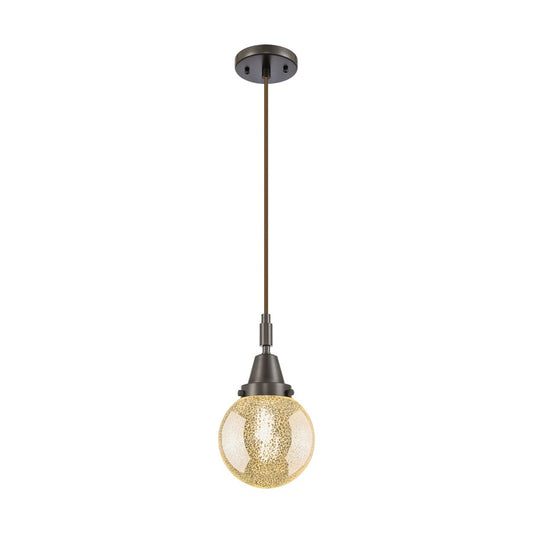Innovations Caden Beacon 1Lt 6" Cord Mini Pendant, OB/Mercury - 447-1P-OB-G208-6