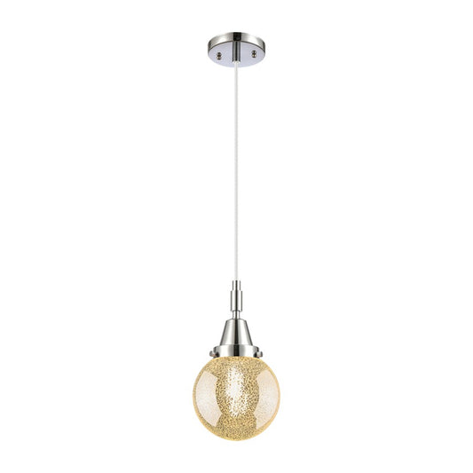 Innovations Caden Beacon 1Lt 6" Cord Mini Pendant, Chrome/MC - 447-1P-PC-G208-6