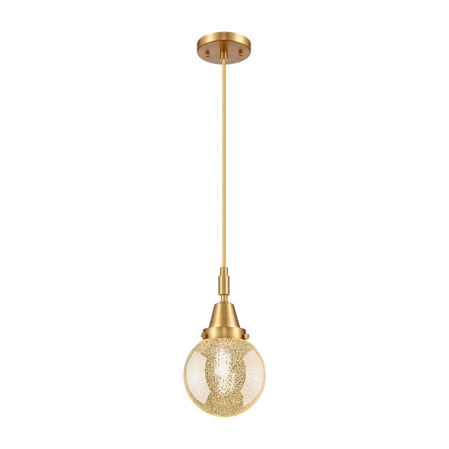 Innovations Caden Beacon 1Lt 6" Cord Mini Pendant, GD/MC - 447-1P-SG-G208-6