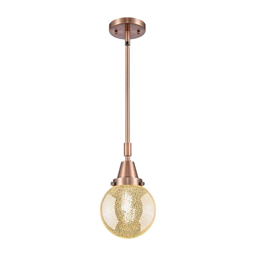 Innovations Caden Beacon 1Lt 6" Stem Mini Pendant, CP/MC - 447-1S-AC-G208-6