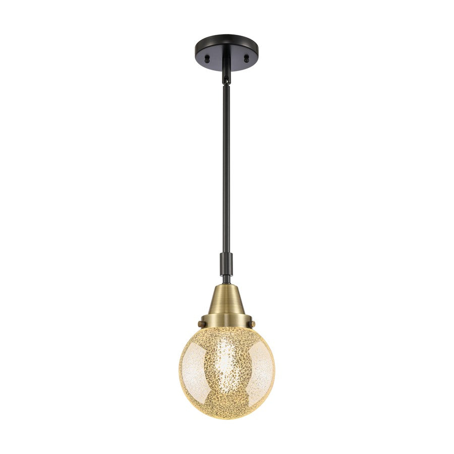 Innovations Caden Beacon 1Lt 6" Stem Mini Pendant, BKBS/MC - 447-1S-BAB-G208-6