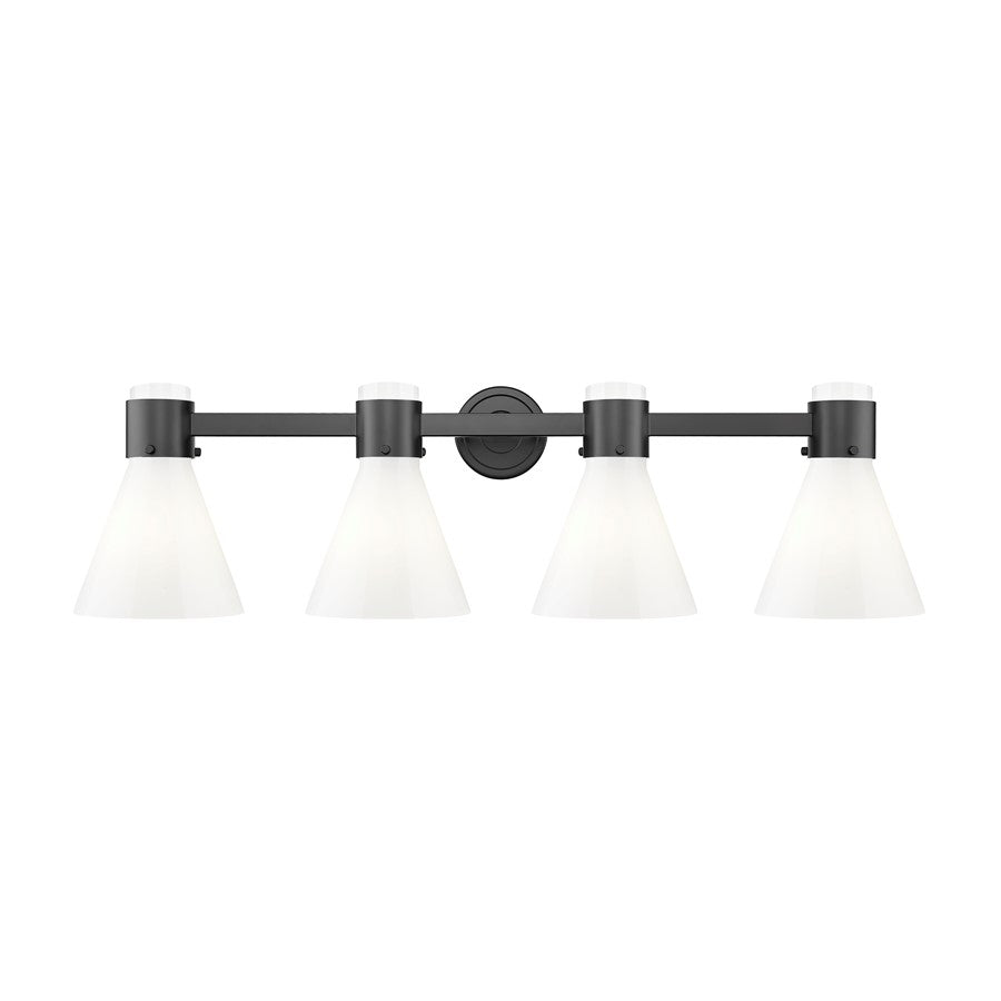 Innovations Lawton Cone 4Lt 34" Bath, Black/Gloss White