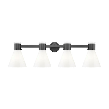 Innovations Lawton Cone 4Lt 34" Bath, Black/Gloss White