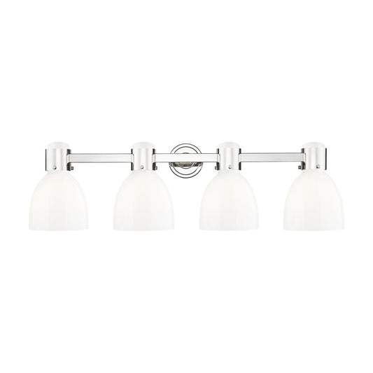 Innovations Lawton Bell 4Lt 34" Bath, PN/Gloss White - 464-4W-PN-G464D-7GW