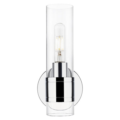 Innovations Arden 1Lt 5" Wall Sconce, Chrome/Clear