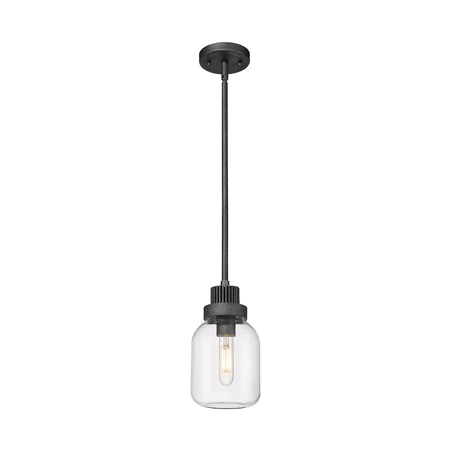 Innovations Somers 1 Lt 6" Stem Pendant, Zinc, Stem 6", CL