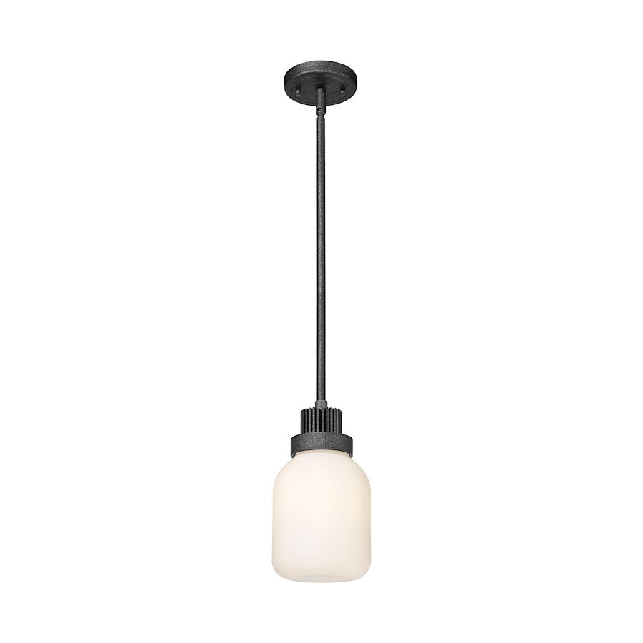 Innovations Somers 1 Lt 6" Stem Pendant, Zinc, Stem 6", WH