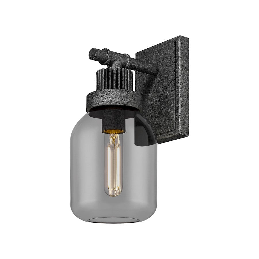 Innovations Somers 1 Lt 6" Wall Sconce, Zinc/P Smoke