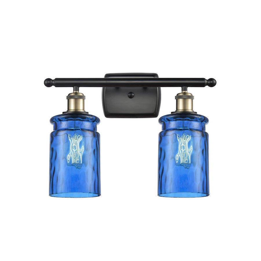 Innovations 515 1W 181S-LED SM Canton Sconce, BKBR/WH