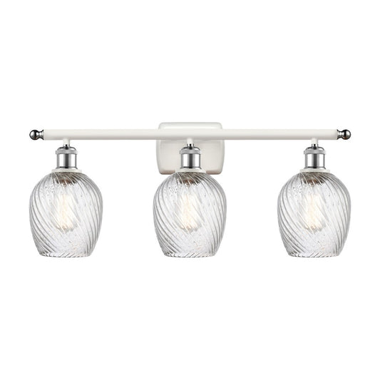 Innovations 516-1C-WPC-LED Bare Bulb 1 Light Semi-Flush, WHCH- 516-1C-WPC-LED