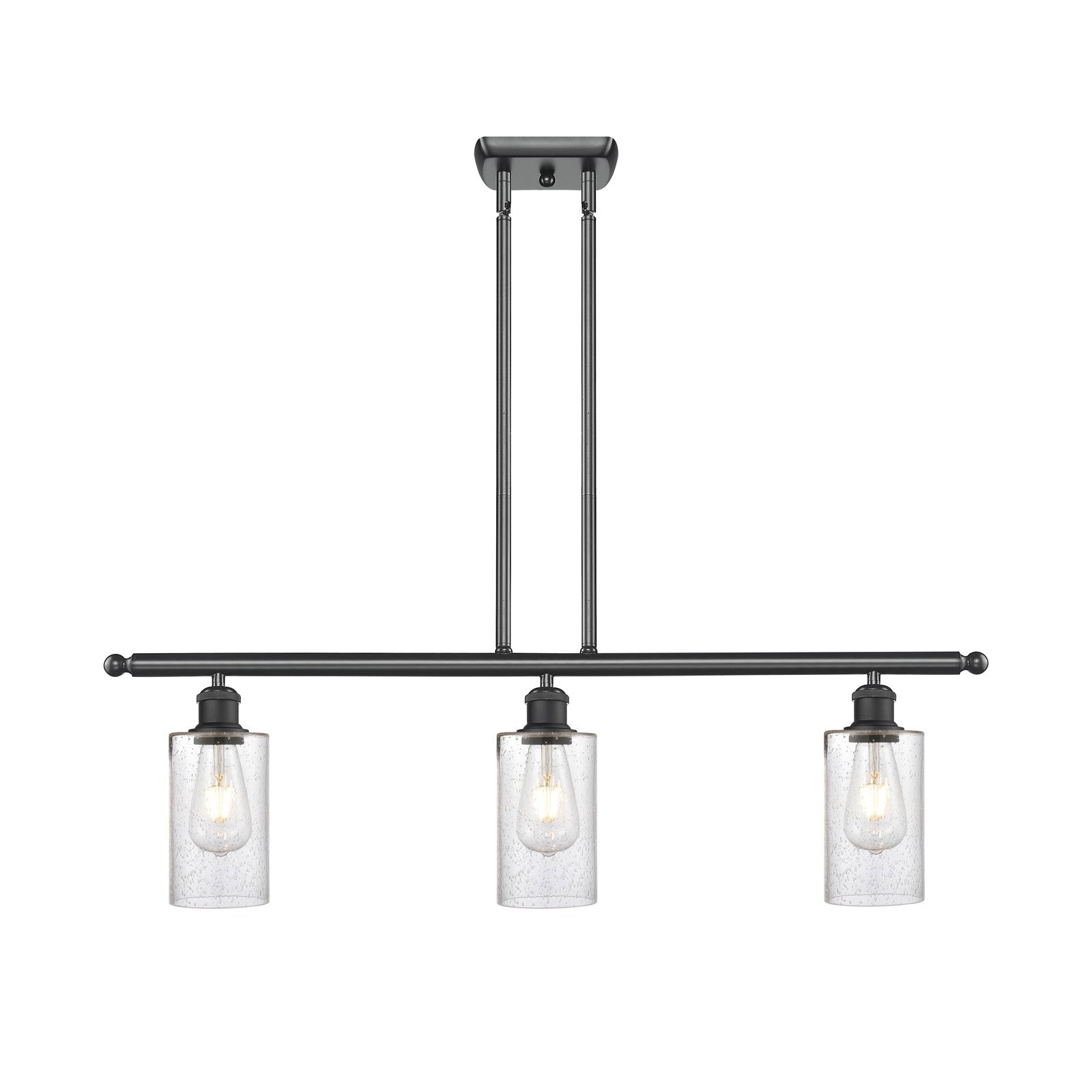 Innovations Clymer 3Lt 36" Island Lt, Matte, Matte Blk