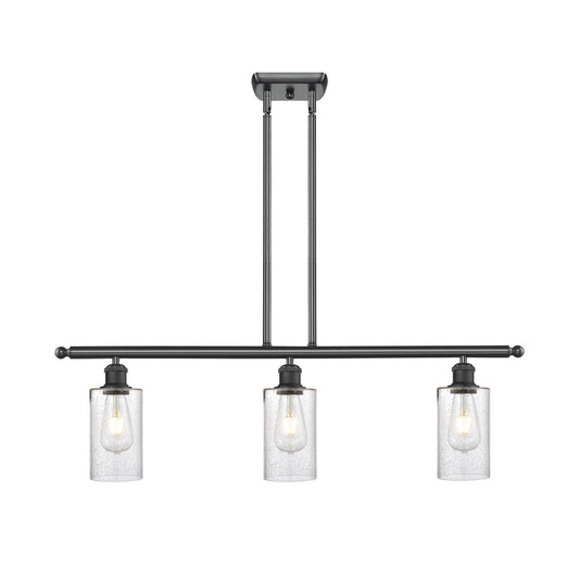 Innovations Clymer 3Lt 36" Island Lt, Matte, Matte Blk