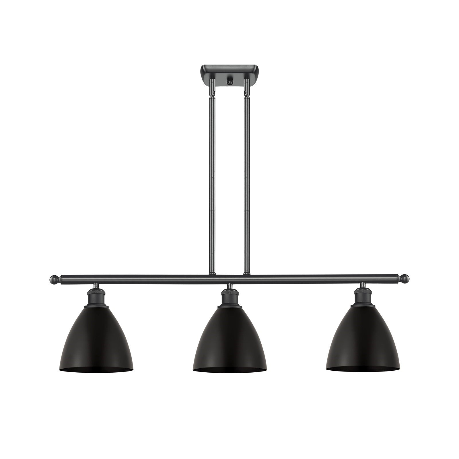 Innovations Bristol 3Lt 36" Island Lt, Matte, Matte Blk