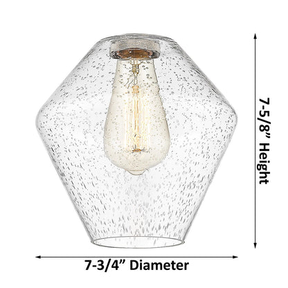 Innovations Ballston Cindyrella 36in 3-Light Island Pendant | Nautical Transitional Oil Rubbed Bronze Steel and Seedy Glass | Model 516-3I-OB-G654-8