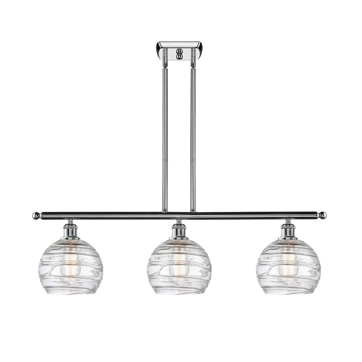Innovations Athens Deco Swirl 3Lt 36", Polished Chrome