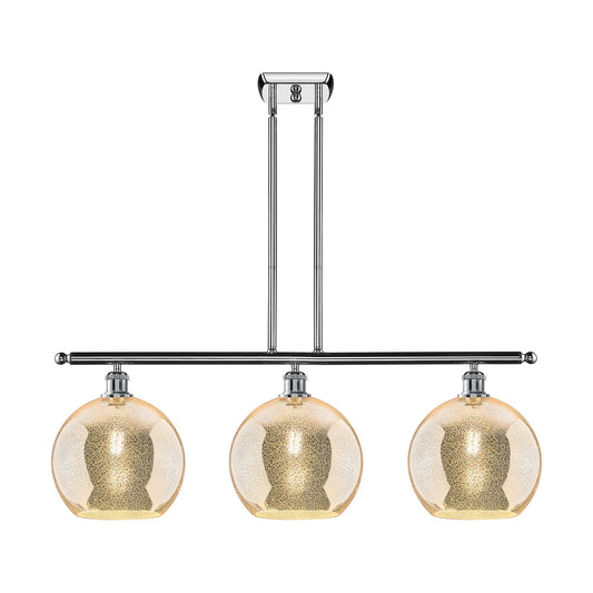 Innovations Athens 3Lt 36.5" Island Lt, Polished Chrome